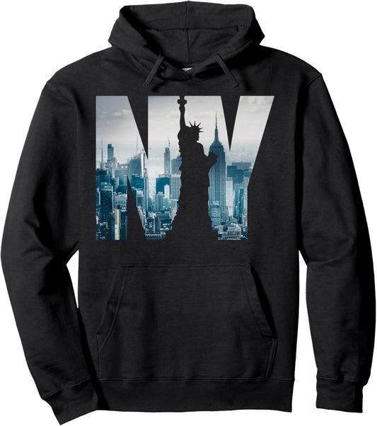 I NYC Skyline Pullover Hoodie